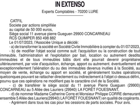 Contenu publication