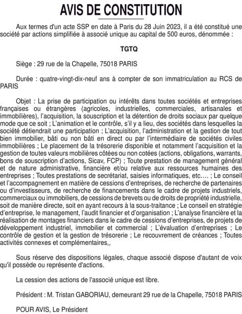 Contenu publication