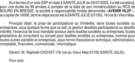 Contenu publication