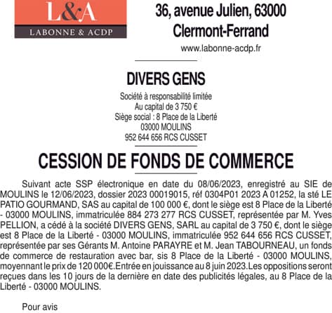 Contenu publication