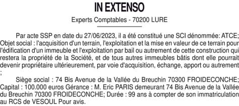 Contenu publication