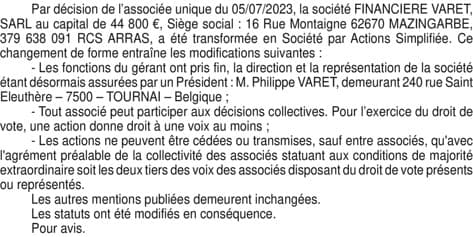 Contenu publication