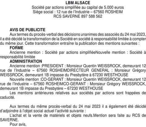 Contenu publication