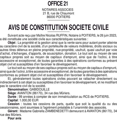 Contenu publication