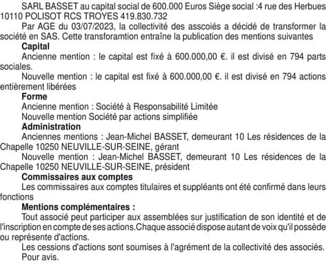 Contenu publication
