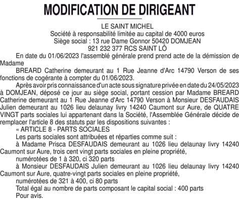Contenu publication