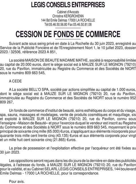Contenu publication
