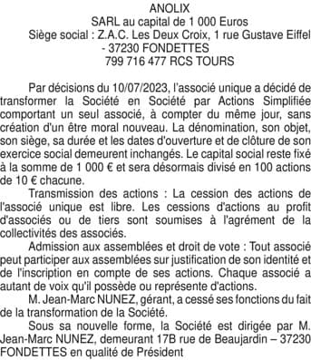 Contenu publication