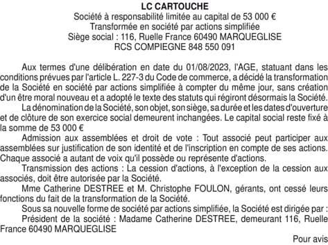 Contenu publication