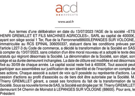 Contenu publication
