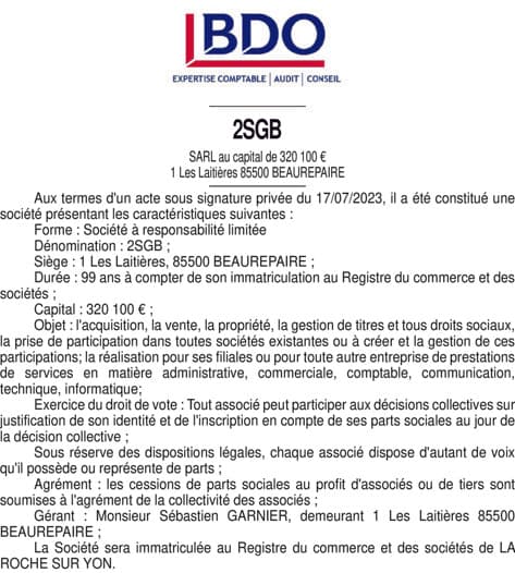 Contenu publication