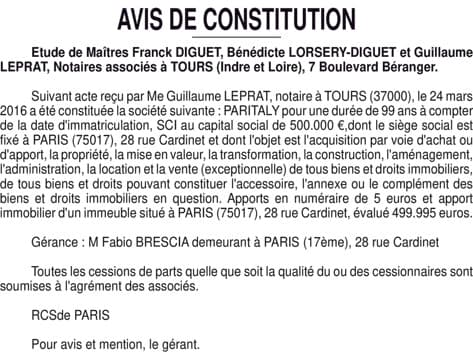 Contenu publication