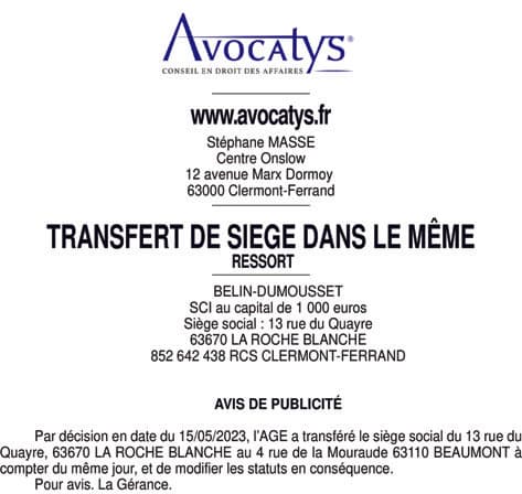 Contenu publication