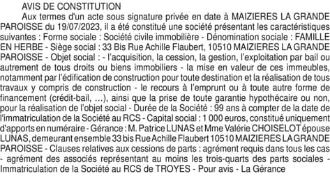 Contenu publication