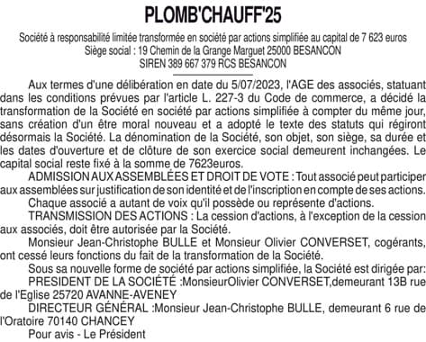 Contenu publication