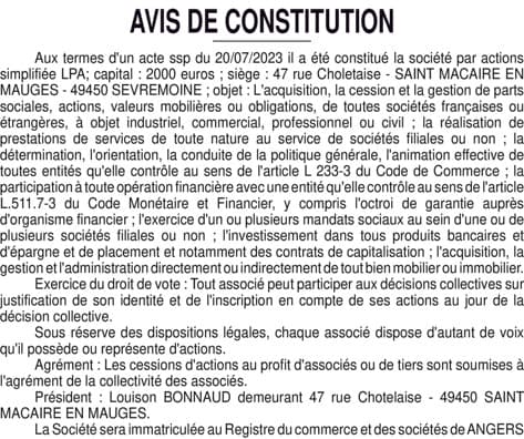Contenu publication