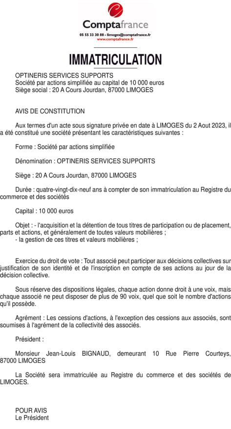 Contenu publication