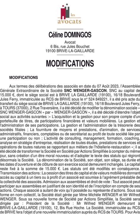 Contenu publication