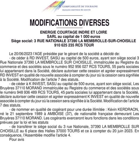 Contenu publication