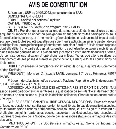 Contenu publication
