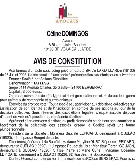 Contenu publication