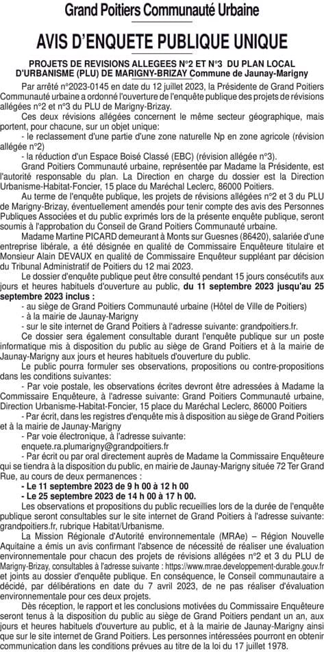Contenu publication