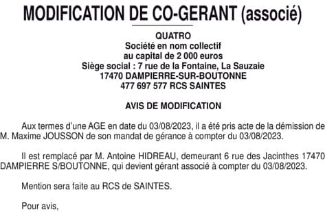Contenu publication