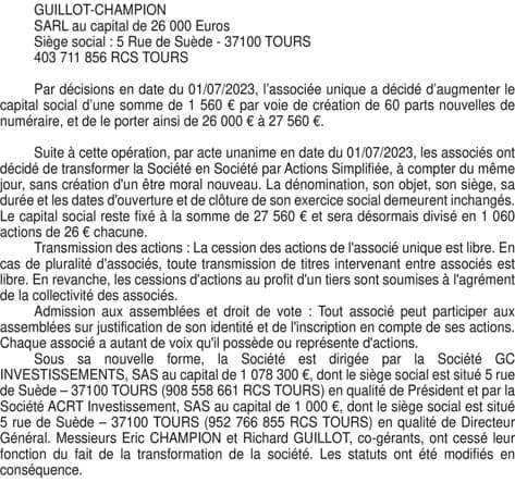 Contenu publication