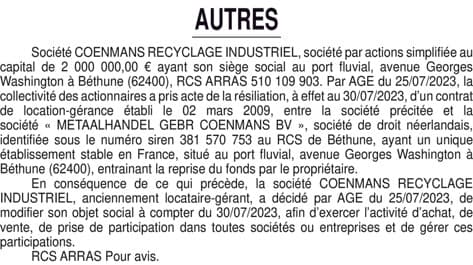 Contenu publication