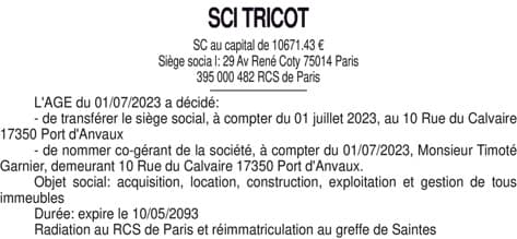 Contenu publication