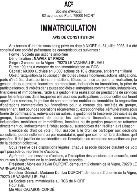 Contenu publication