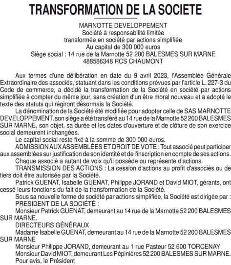 Contenu publication