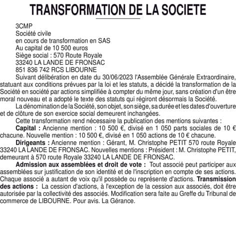 Contenu publication