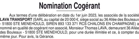Contenu publication