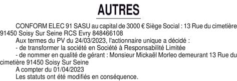 Contenu publication