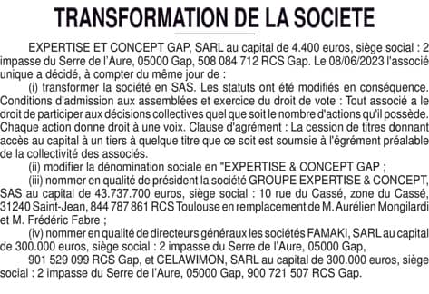Contenu publication