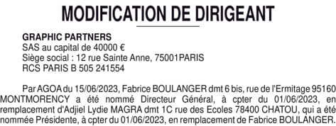 Contenu publication