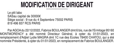 Contenu publication