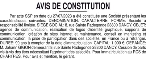 Contenu publication
