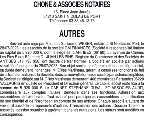 Contenu publication