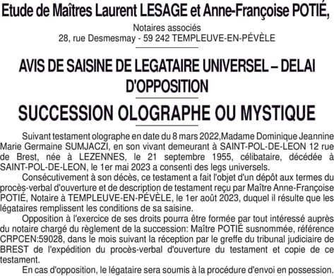 Contenu publication