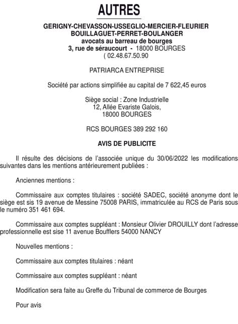 Contenu publication
