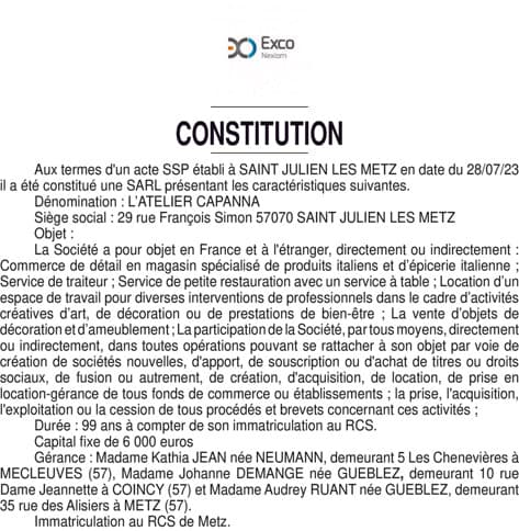 Contenu publication