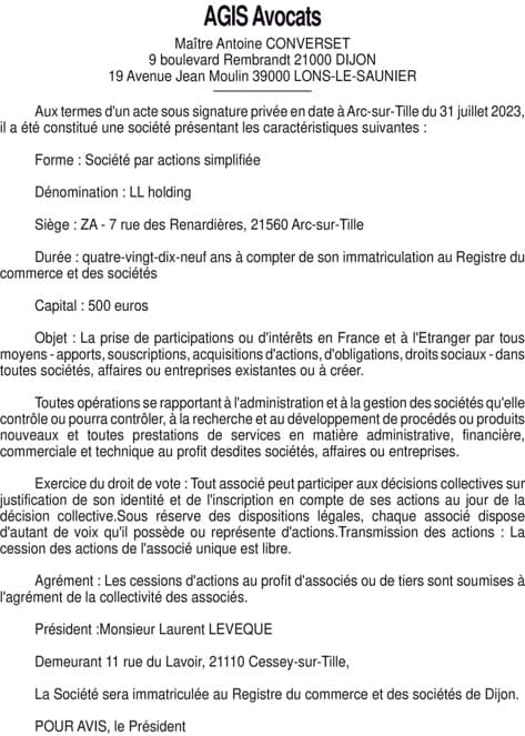 Contenu publication