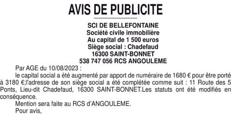 Contenu publication