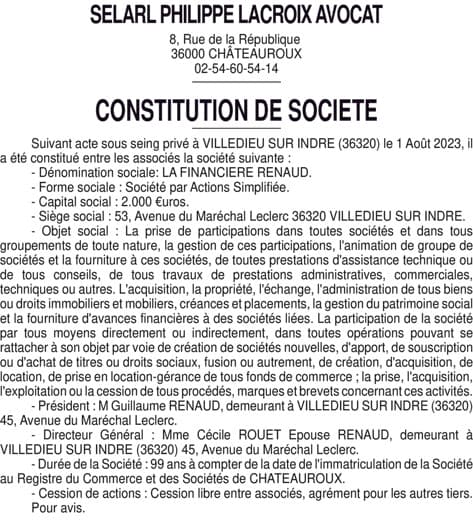 Contenu publication