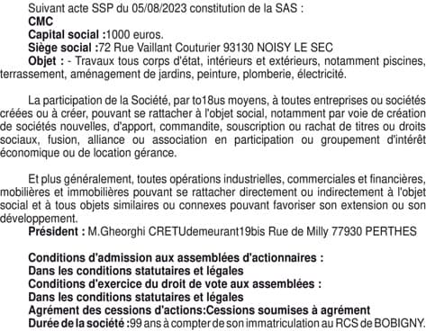 Contenu publication