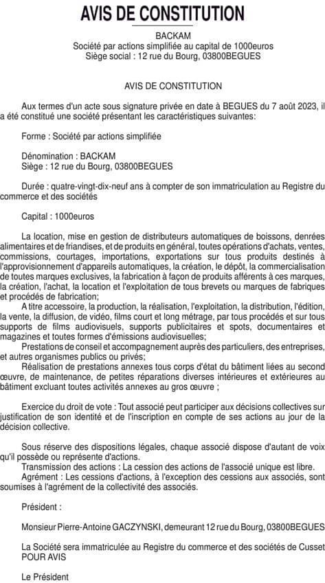 Contenu publication