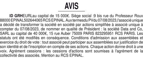Contenu publication