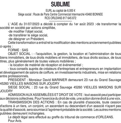 Contenu publication